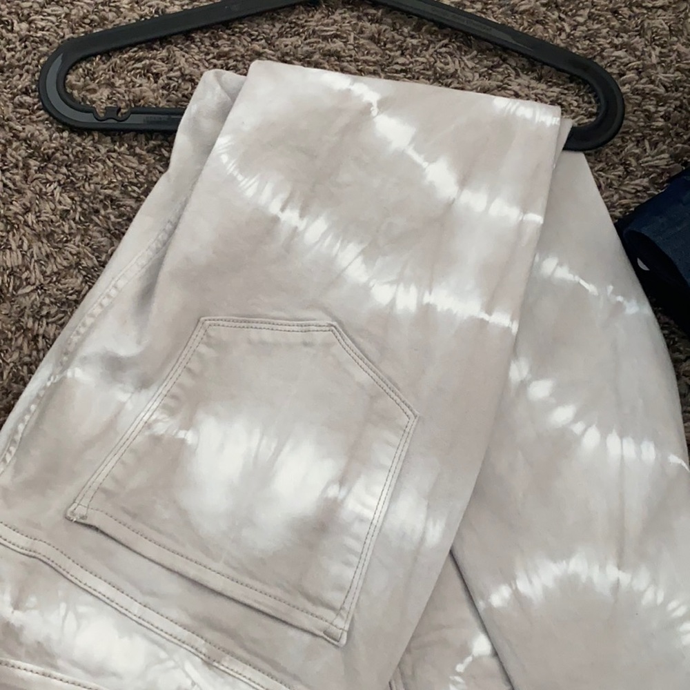Tie dye jeans